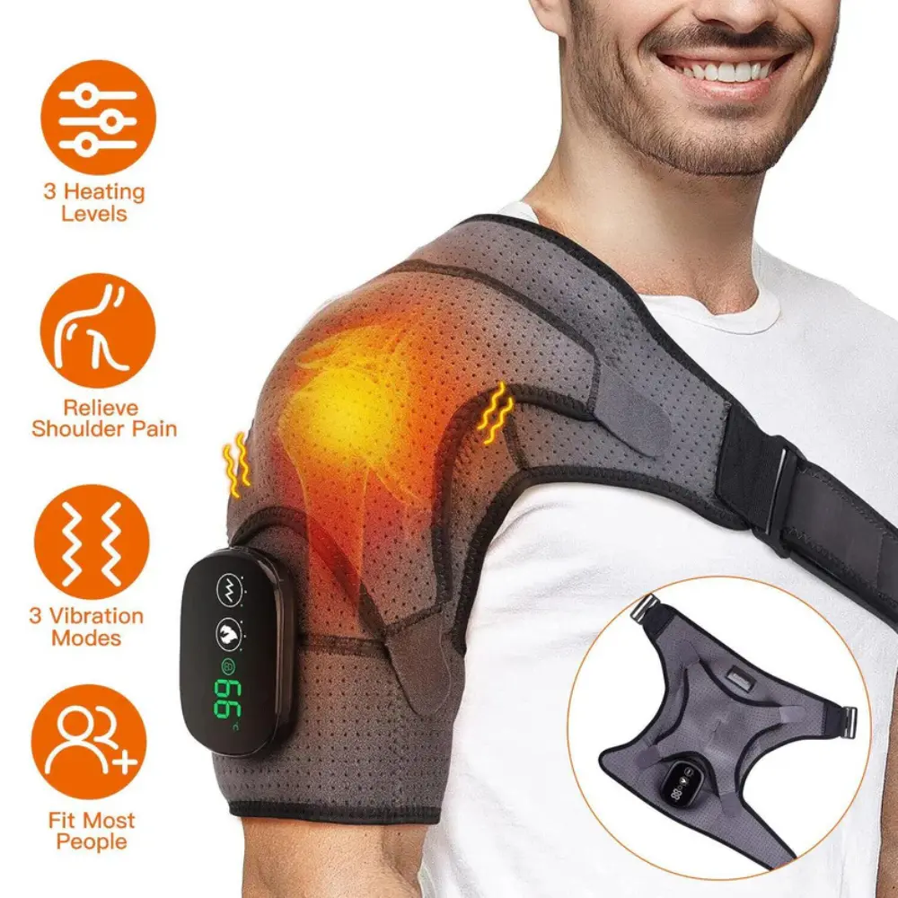Electric Shoulder Brace Support Wrap Heated