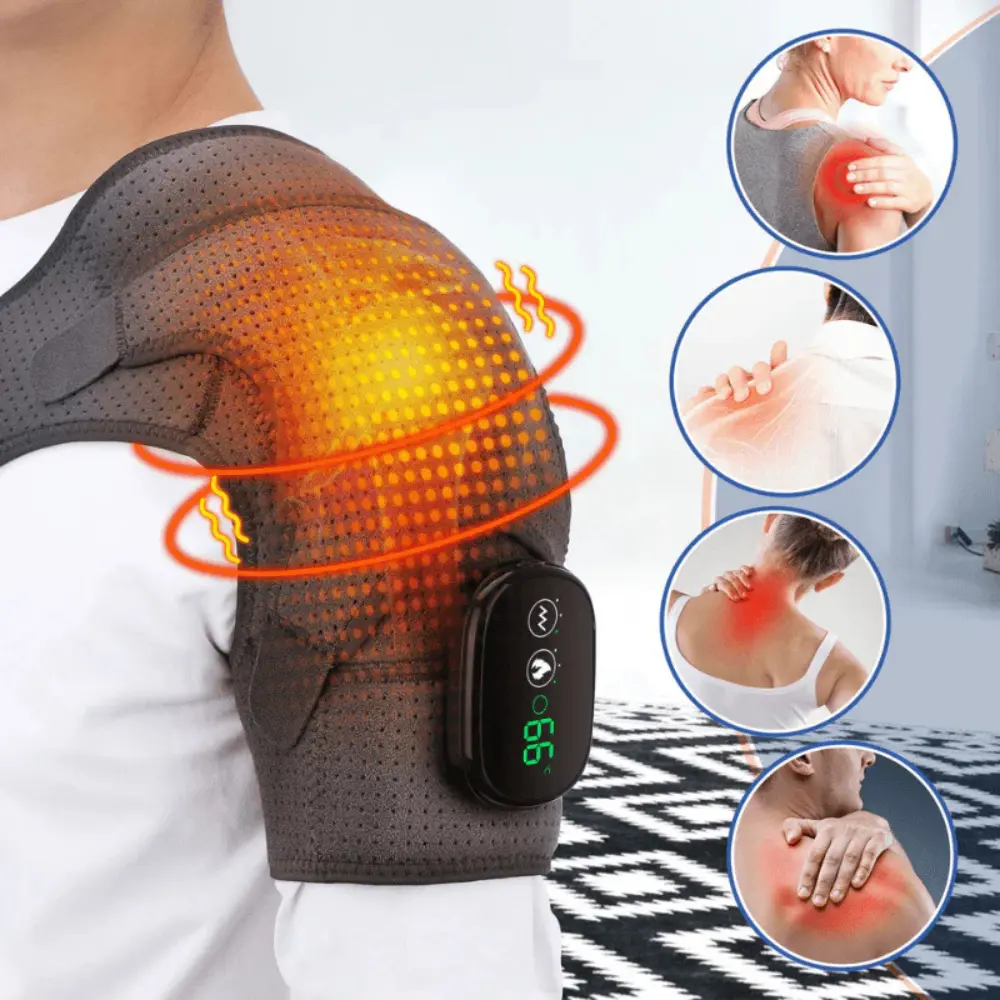 Electric Shoulder Brace Support Wrap Heated
